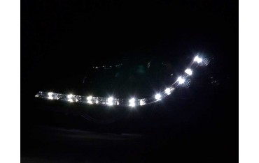 Daylight headlight LED DRL look Opel Astra G 98 03 black