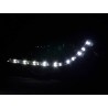 Daylight headlight LED DRL look Opel Astra G 98 03 black