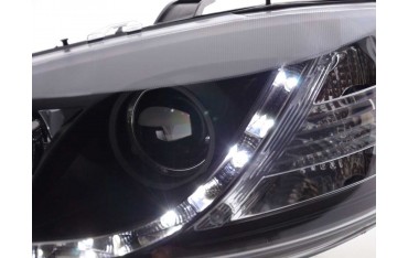 Daylight headlight LED DRL look Opel Astra G 98 03 black