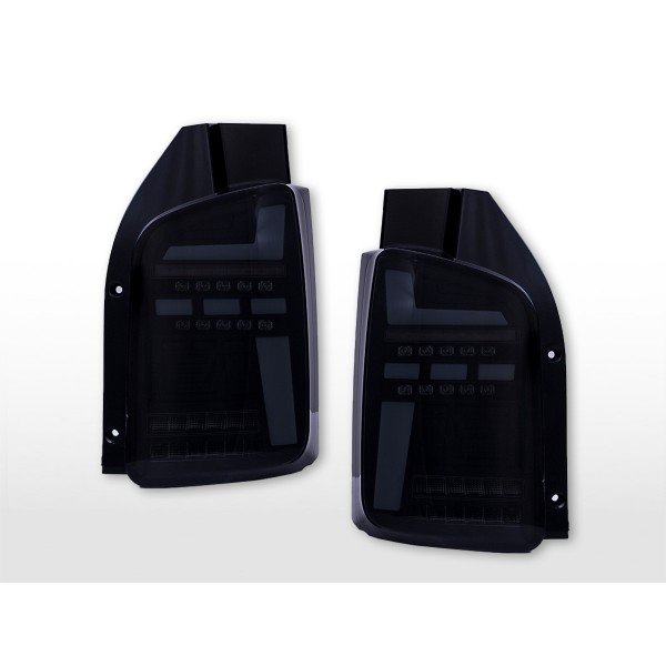 LED taillights set VW T6 built from 20 gullwing door version black smoke