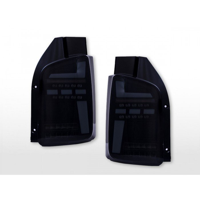 LED taillights set VW T6 built from 20 gullwing door version black smoke