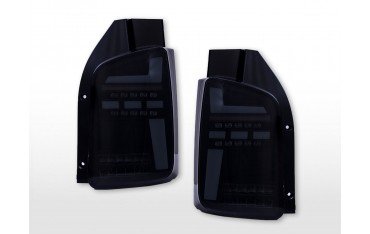 LED taillights set VW T6 built from 20 gullwing door version black smoke