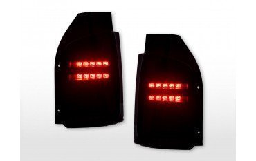 LED taillights set VW T6 built from 20 gullwing door version black smoke