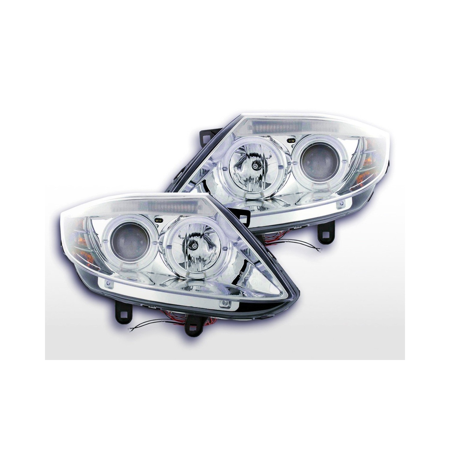 Headlight set BMW Z4 type E85 E86 03 08 chrome