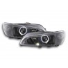 Headlight set Peugeot 306 97 00 black
