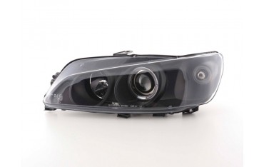 Headlight set Peugeot 306 97 00 black