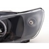 Headlight set Peugeot 306 97 00 black