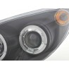 Headlight set Peugeot 307 01 06 black