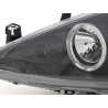 Headlight set Peugeot 307 01 06 black