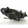Headlight set Peugeot 307 01 06 black