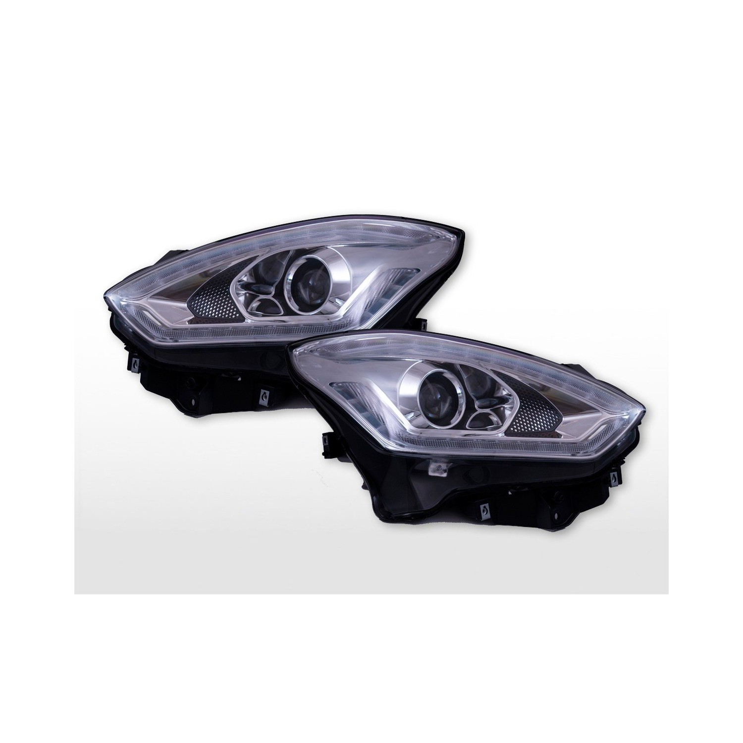 LED headlight set LED daytime running light Suzuki Swift RZ AZ from 17 right hand drive chrome