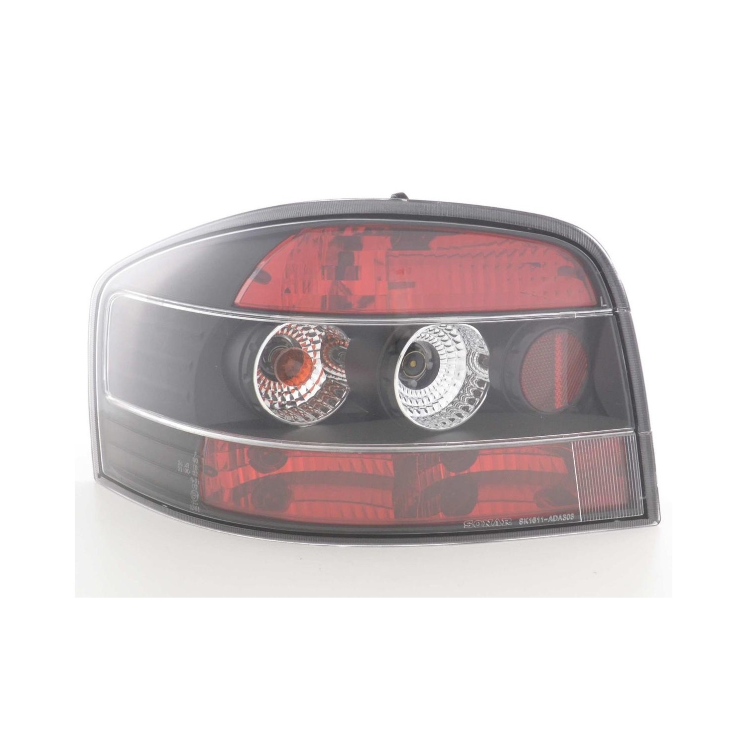Taillights set Audi A3 type 8P 03 black