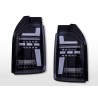LED taillights set VW T6 year 16 19 tailgate door version black