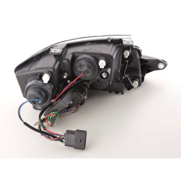 Headlight set Daylight LED daytime running lights Audi TT type 8N 98 06 black