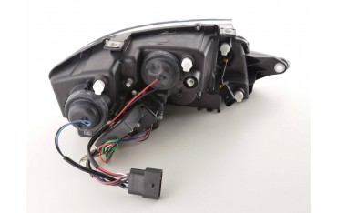 Headlight set Daylight LED daytime running lights Audi TT type 8N 98 06 black