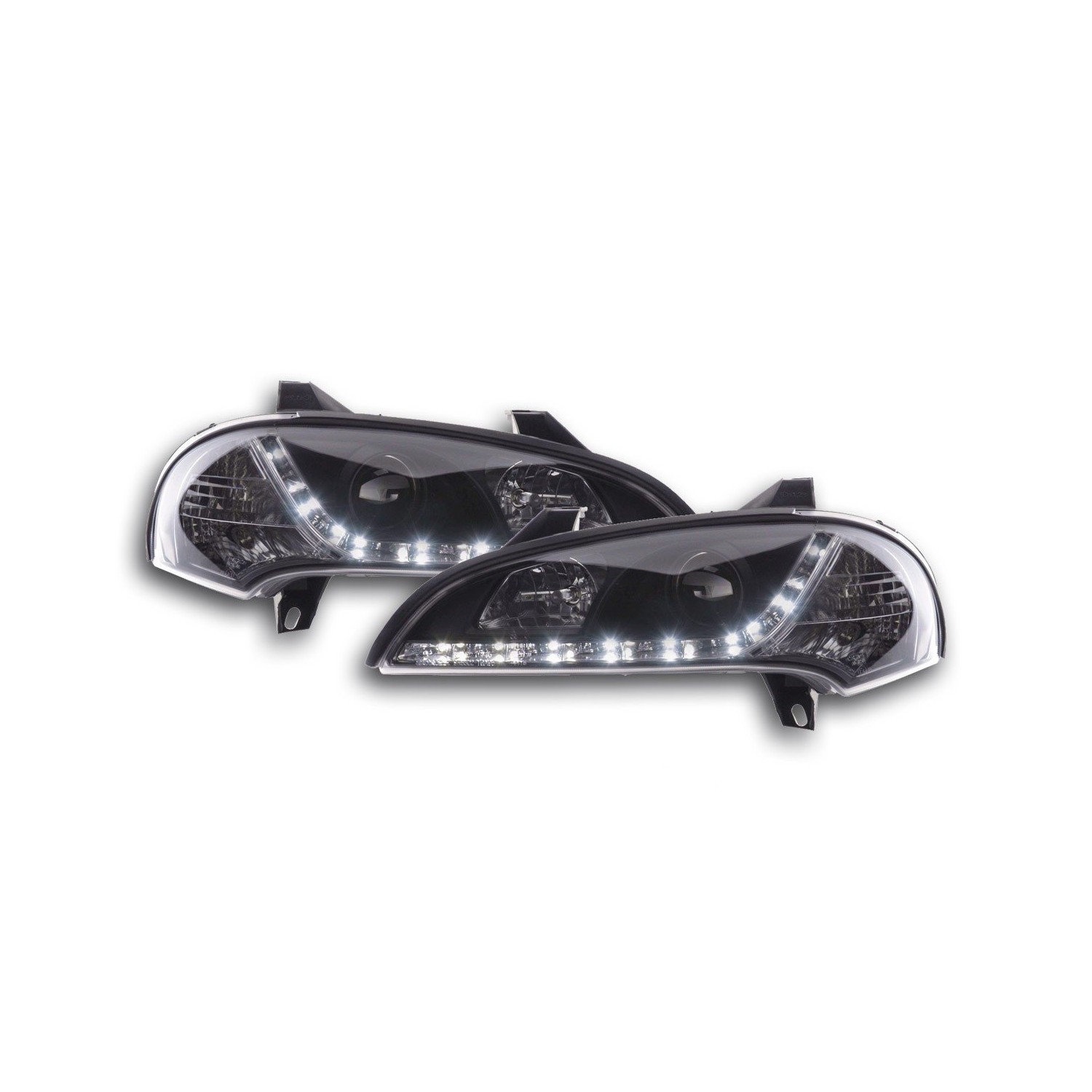 Daylight headlight LED DRL look Opel Tigra 95 03 black