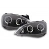 Headlight set Opel Corsa C 01 06 black