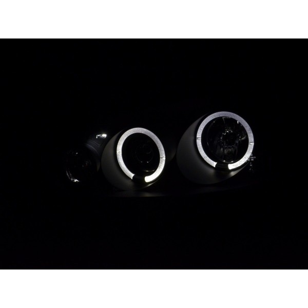 Headlight set Opel Corsa C 01 06 black
