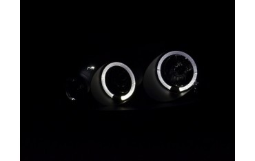Headlight set Opel Corsa C 01 06 black