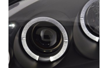 Headlight set Opel Corsa C 01 06 black
