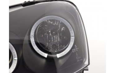 Headlight set Opel Corsa C 01 06 black