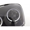 Headlight set Opel Corsa C 01 06 black