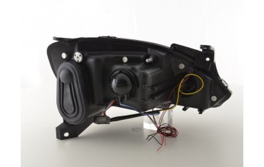 Headlight set Opel Corsa C 01 06 black