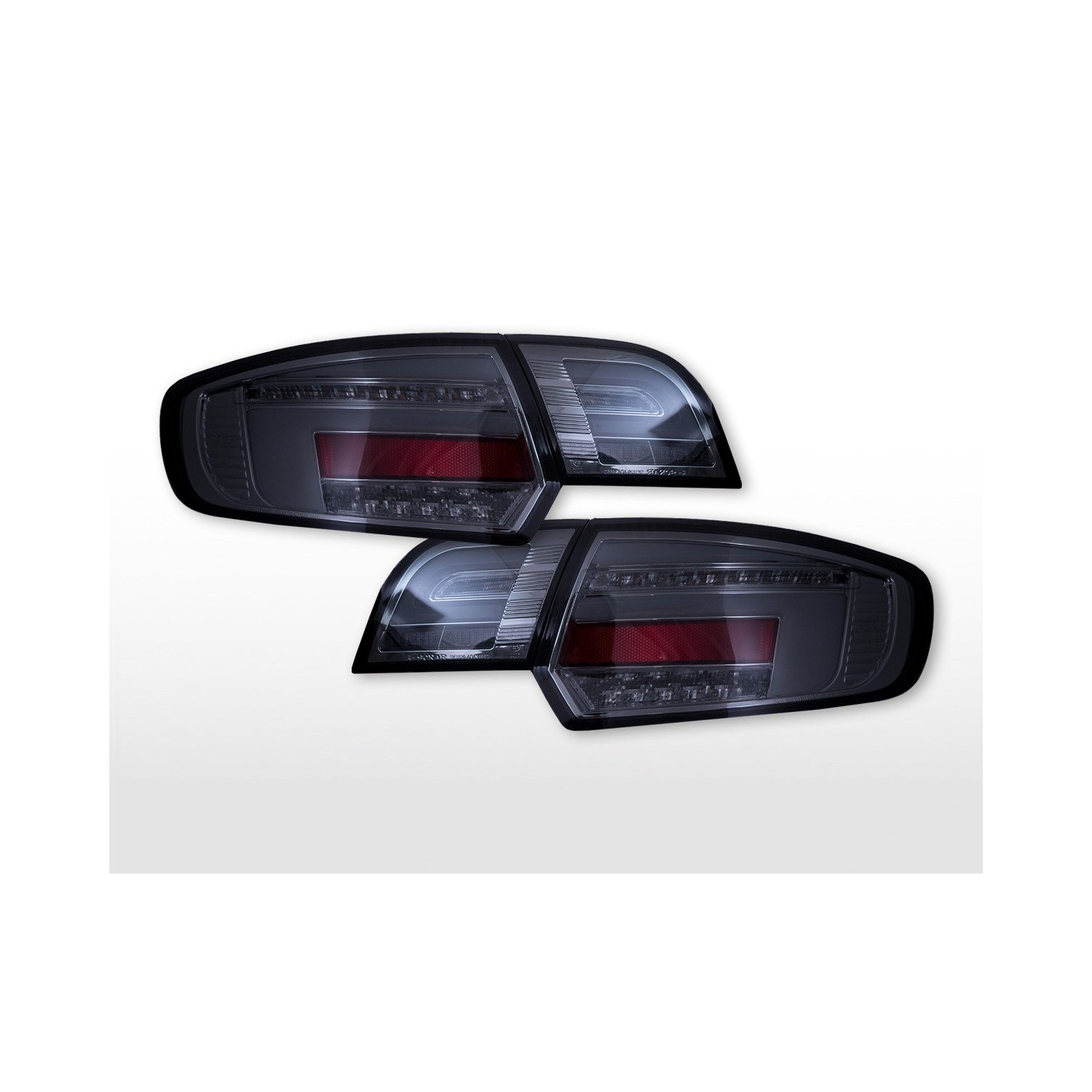LED taillights set Audi A3 type 8P 03 05 chrome