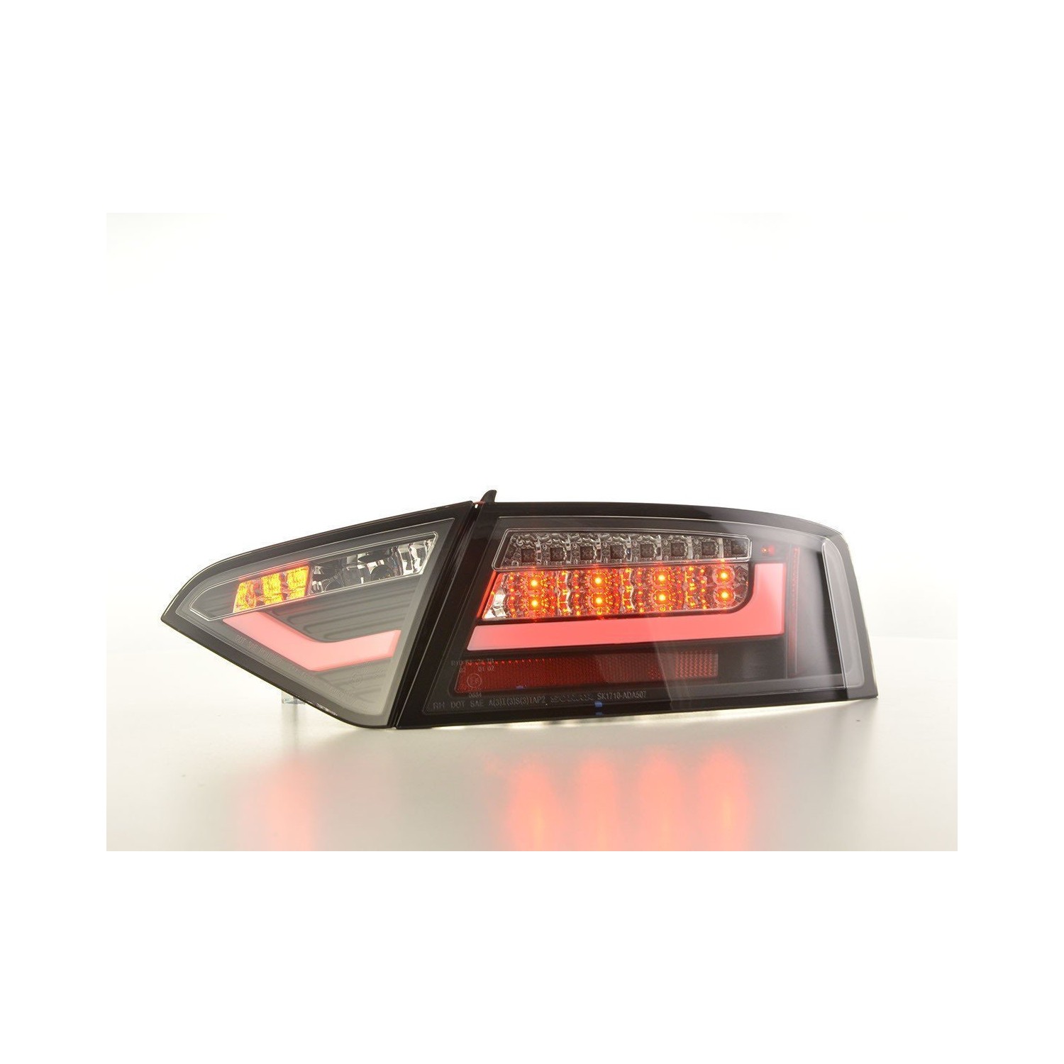 LED taillights set Lightbar Audi A5 8T Coupe Sportback 07 11 black