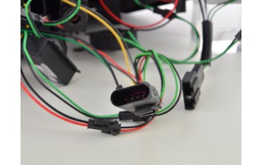 LED taillights set Lightbar Audi A5 8T Coupe Sportback 07 11 black