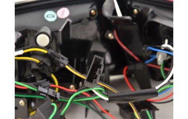 LED taillights set Lightbar Audi A5 8T Coupe Sportback 07 11 black