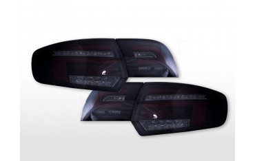 LED taillights set Audi A3 type 8P 03 05 chrome