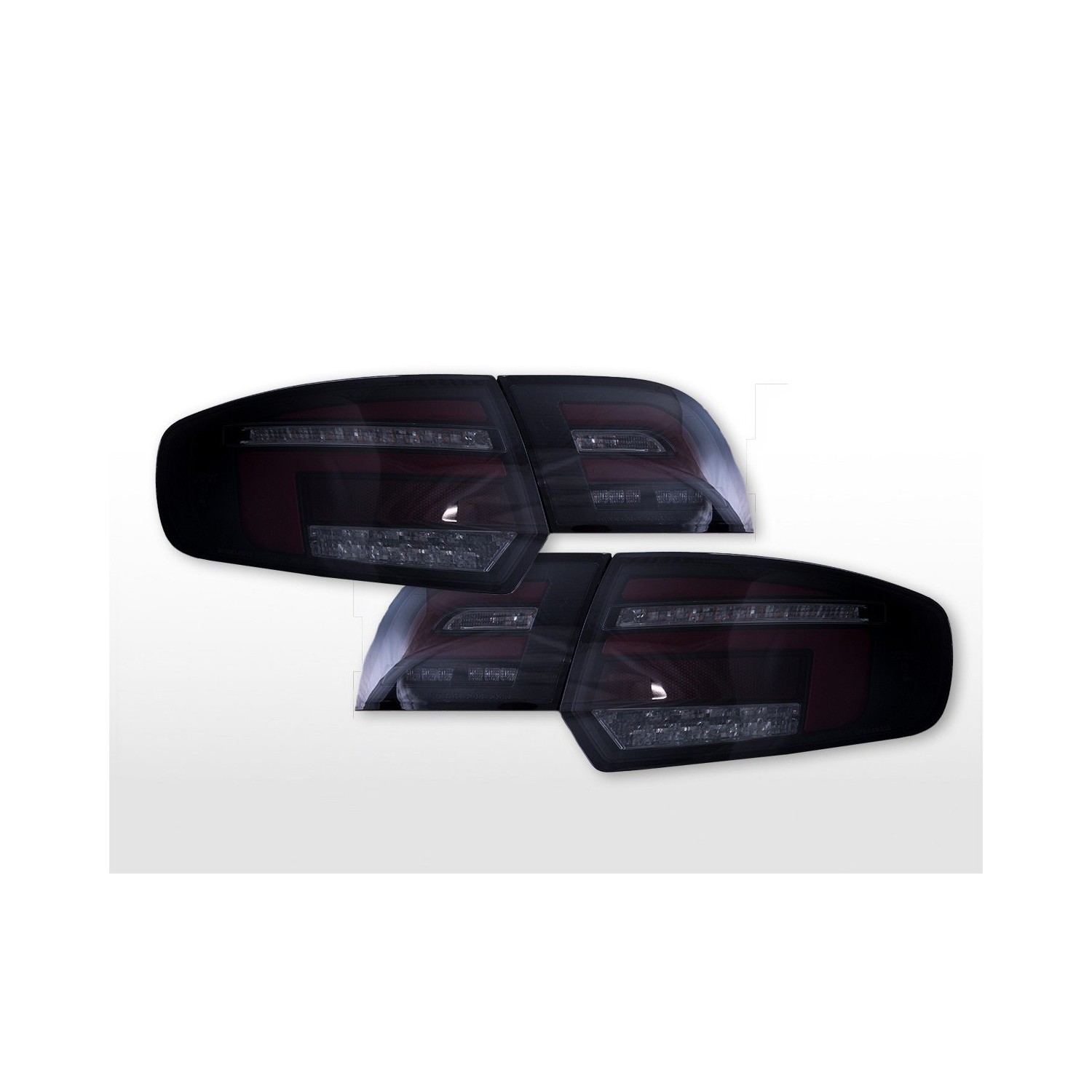LED taillights set Audi A3 type 8P 03 05 chrome