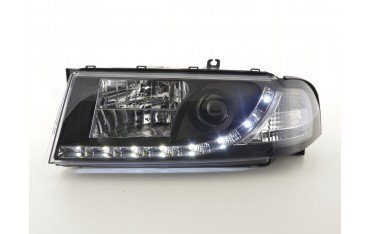 Daylight headlight LED DRL look Skoda Octavia type 1U 01 04 black