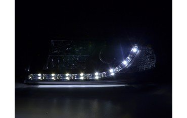 Daylight headlight LED DRL look Skoda Octavia type 1U 01 04 black