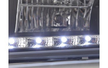 Daylight headlight LED DRL look Skoda Octavia type 1U 01 04 black