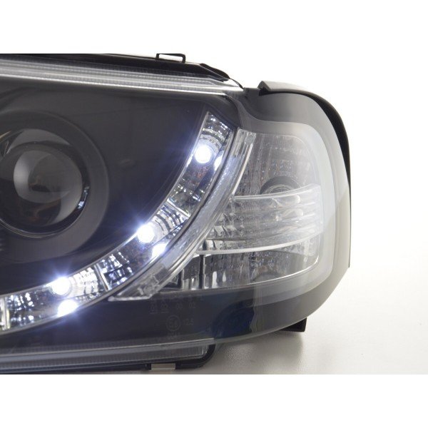 Daylight headlight LED DRL look Skoda Octavia type 1U 01 04 black