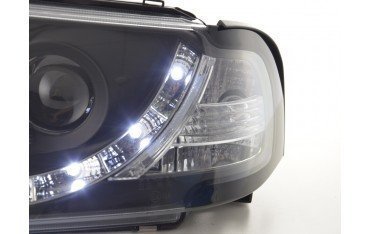 Daylight headlight LED DRL look Skoda Octavia type 1U 01 04 black