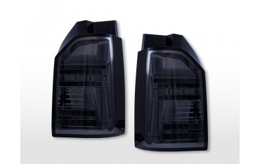 LED taillights set VW T6 year 16 19 tailgate door version smoke