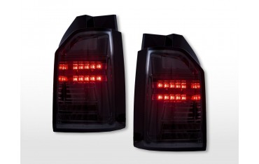 LED taillights set VW T6 year 16 19 tailgate door version smoke