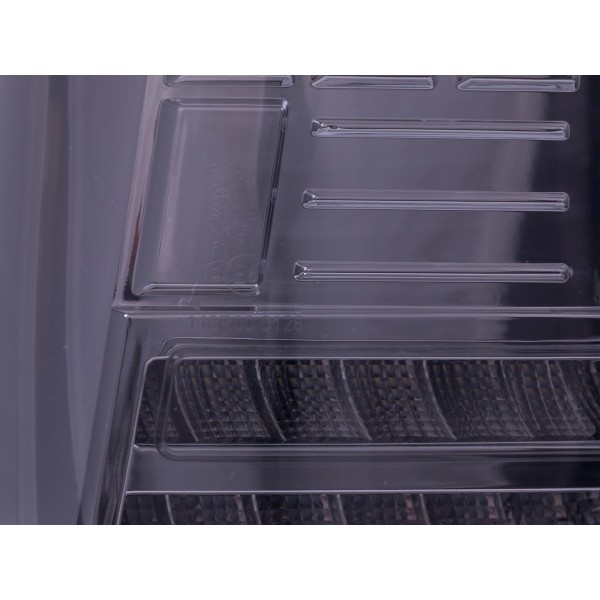 LED taillights set VW T6 year 16 19 tailgate door version smoke