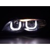 Daylight headlight LED DRL look BMW 3 series E46 Limo Touring 02 05 black for right hand drive