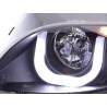 Daylight headlight LED DRL look BMW 3 series E46 Limo Touring 02 05 black for right hand drive