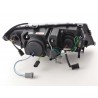 Daylight headlight LED DRL look BMW 3 series E46 Limo Touring 02 05 black for right hand drive