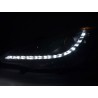 Daylight headlight LED daytime running lights Peugeot 207 06 black