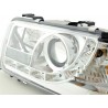 Daylight headlight LED DRL look Audi 80 type B4 91 94 chrome