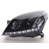 Daylight LED DRL look headlights Opel Astra H black