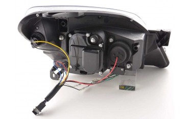 Daylight LED DRL look headlights Opel Astra H black