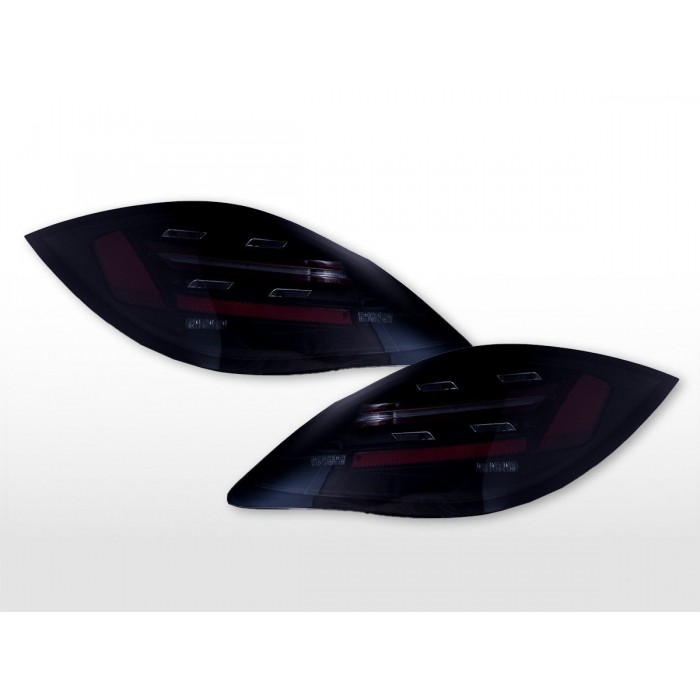 LED taillights set Porsche 9872 Boxster BJ 09 12 black smoke