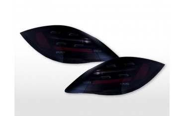 LED taillights set Porsche 9872 Boxster BJ 09 12 black smoke
